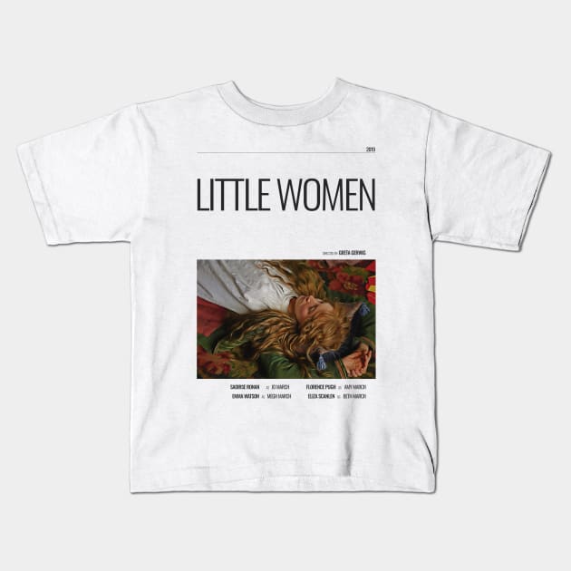 Little Women - Movie Poster - Greta Gerwig Kids T-Shirt by studiofrivolo